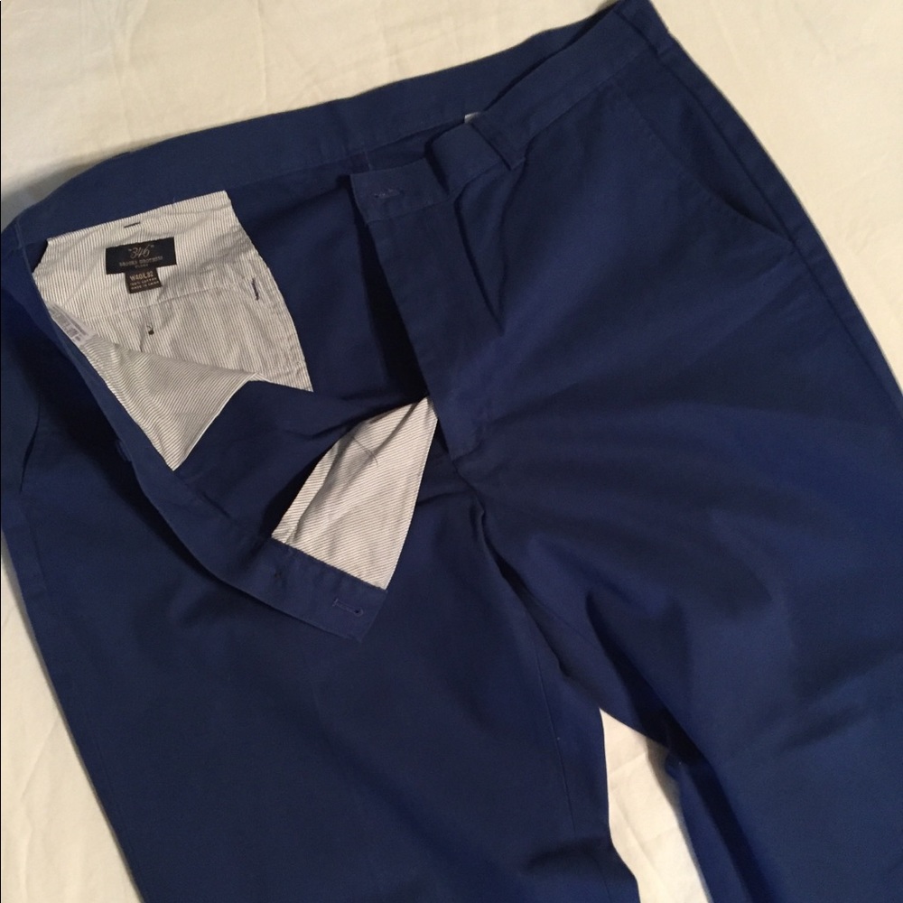 Royal blue brooks brothers 346 chinos